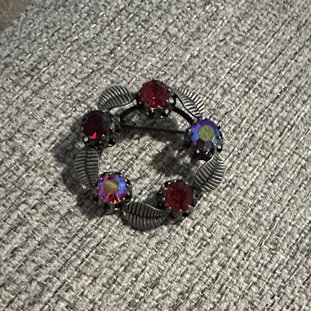 Vintage Austrian Gemstone Brooch